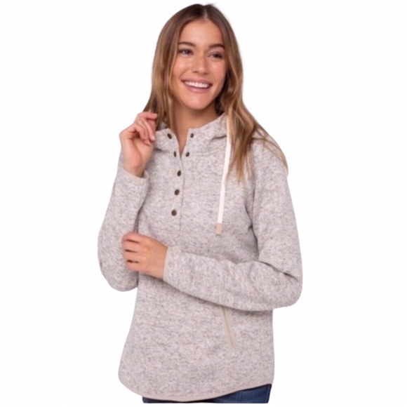 Thread & Supply Tops - NWOT Thread+ Supply Dillon Hooded Pullover in Spice